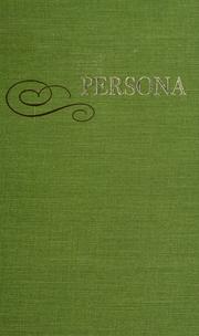 Cover of: Persona: social role and personality.