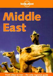 Cover of: Lonely Planet Middle East (Lonely Planet Middle East, 3rd ed)