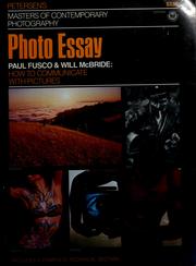 Cover of: The photo essay, Paul Fusco & Will McBride by Tom Moran