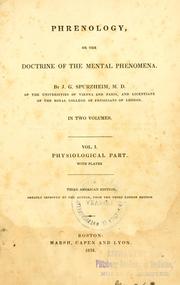 Cover of: Phrenology, or, The doctrine of the mental phenomena