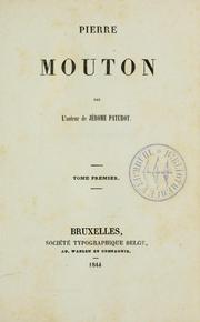 Cover of: Pierre Mouton