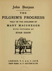 Cover of: The pilgrim's progress told to the children