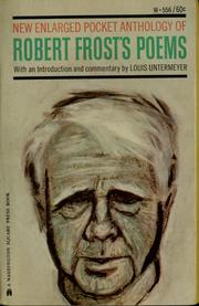 Cover of: A pocket book of Robert Frost's poems.