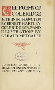 Cover of: The poems of Coleridge. by Samuel Taylor Coleridge