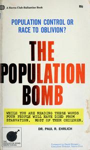 Cover of: The population bomb