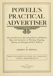 Cover of: Powell's practical advertiser by George Henry Powell