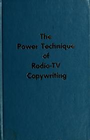 Cover of: The power technique of radio-TV copywriting. by Neil Terrell