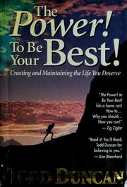 Cover of: The Power! to be your best!