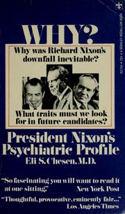 Cover of: President Nixon's psychiatric profile by Eli S. Chesen