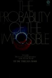 Cover of: The probability of the impossible