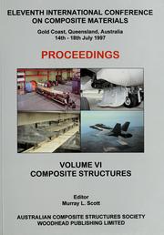 Cover of: Proceedings of the Eleventh International Conference on Composite Materials by International Conference on Composite Materials (11th 1997 Gold Coast, Qld.)