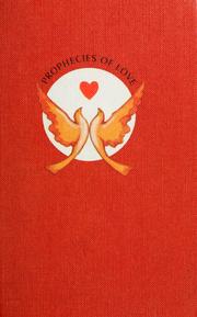 Cover of: Prophecies of love by Kahlil Gibran