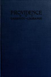 Cover of: Providence by Réginald Garrigou-Lagrange