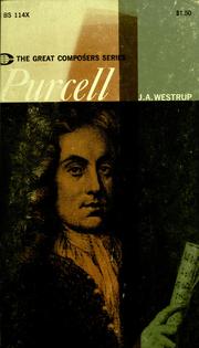 Cover of: Purcell. by J. A. Westrup