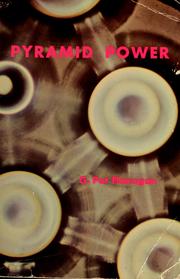 Cover of: Pyramid power by G. Pat Flanagan