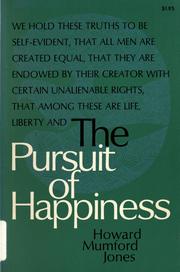 Cover of: The pursuit of happiness.