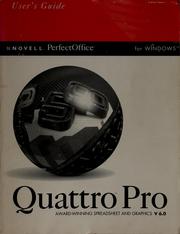 Cover of: Quattro Pro by Novell, Inc.