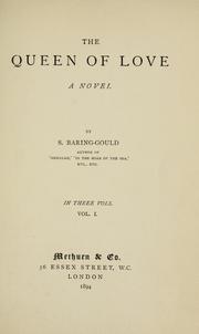 The queen of love by Sabine Baring-Gould