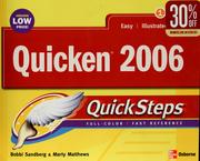 Cover of: Quicken 2006: QuickSteps