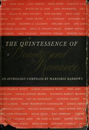 Cover of: The quintessence of beauty and romance.