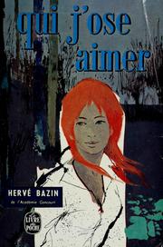 Cover of: Qui j'ose aimer