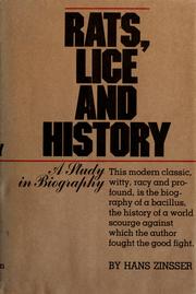 Cover of: Rats, lice and history by Hans Zinsser