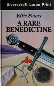 Cover of: A rare benedictine