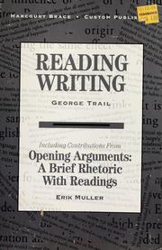 Cover of: Reading writing by George Y. Trail