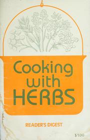 Cover of: Reader's digest Cooking with herbs.