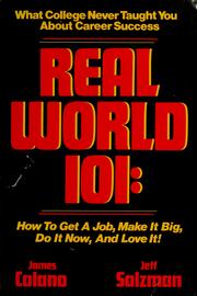 Cover of: Real World 101 by James Calano