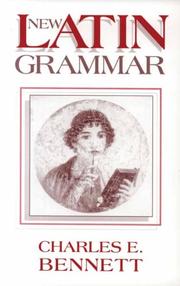 Cover of: New Latin grammar