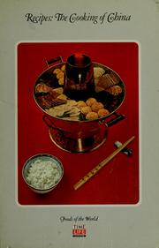 Cover of: Recipes: The cooking of China