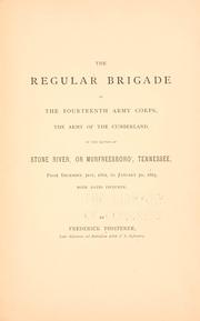 Cover of: The Regular brigade of the Fourteenth army corps, the Army of the Cumberland by Frederick Phisterer