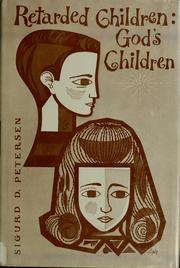 Cover of: Retarded children: God's children