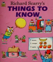 Cover of: Richard Scarry's Things to know.