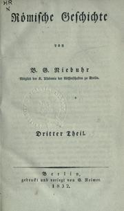 Cover of: Römische Geschichte.