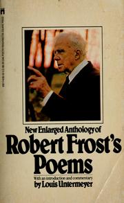 Cover of: Robert Frost's poems