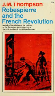 Cover of: Robespierre and the French Revolution