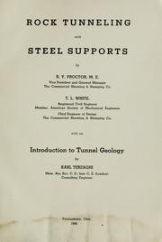Cover of: Rock tunneling with steel supports
