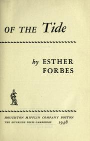 Cover of: The running of the tide