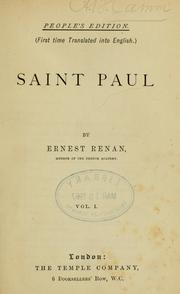 Cover of: Saint Paul