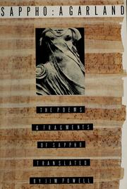 Cover of: Sappho, a garland by Sappho
