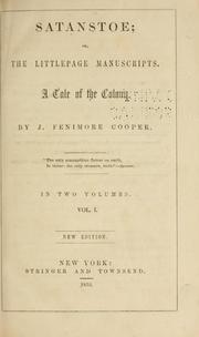 Cover of: Satanstoe by James Fenimore Cooper