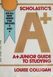 Cover of: Scholastic's A+ junior guide to studying