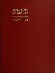 Cover of: Scientific American cumulative index, 1948-1971 by an index to the 284 issues from May 1948 through December 1971, inclusive.