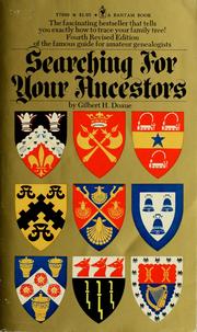 Cover of: Searching for your ancestors: the how and why of genealogy