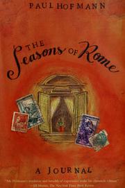 Cover of: The seasons of Rome by Paul Hofmann