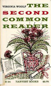 The Second Common Reader by Virginia Woolf