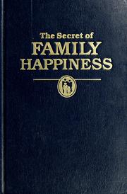 The secret of family happiness.