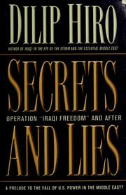 Cover of: Secrets and lies: operation "Iraqi Freedom" and after